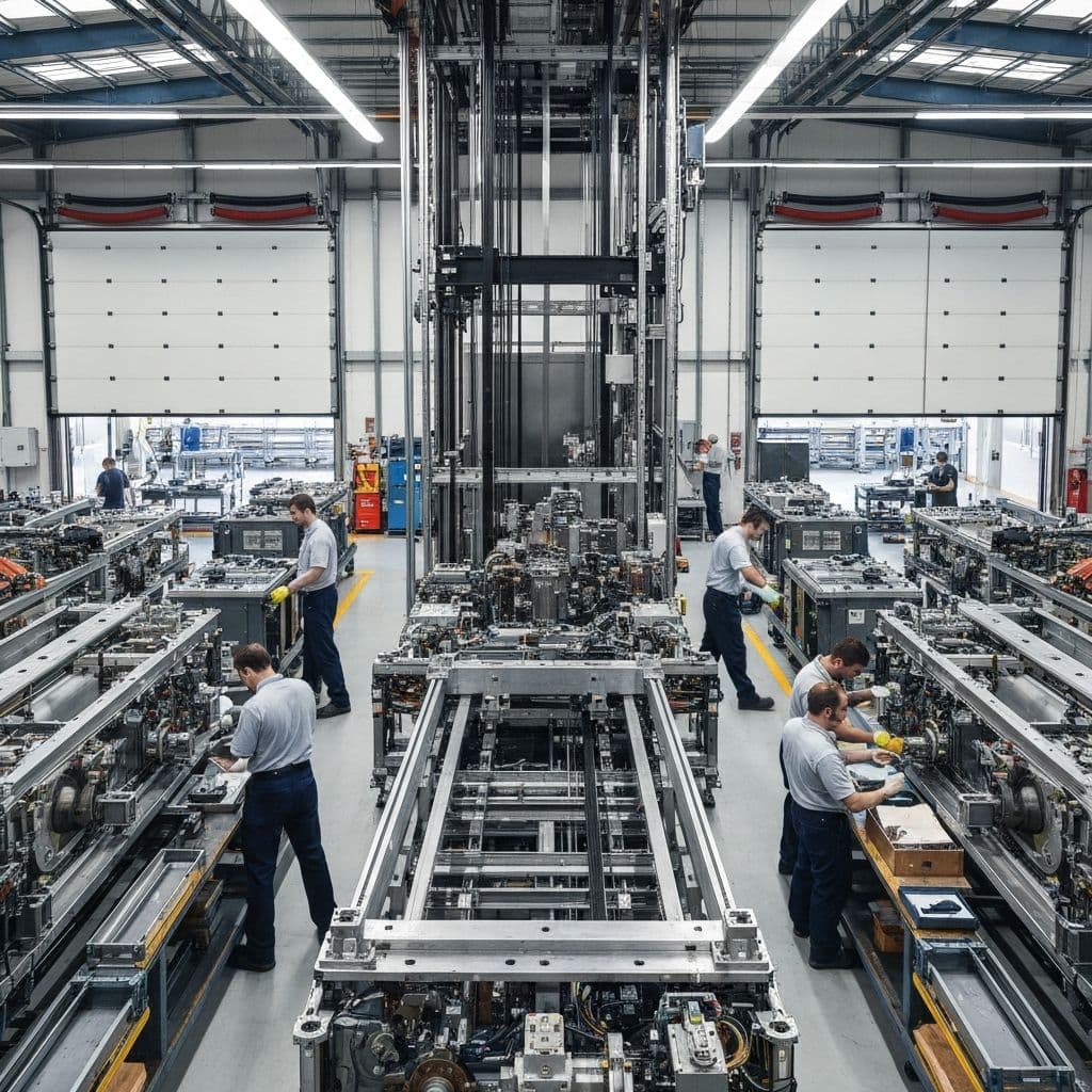 Dynamic Elevator Cab manufacturing workshop in Orlando Florida