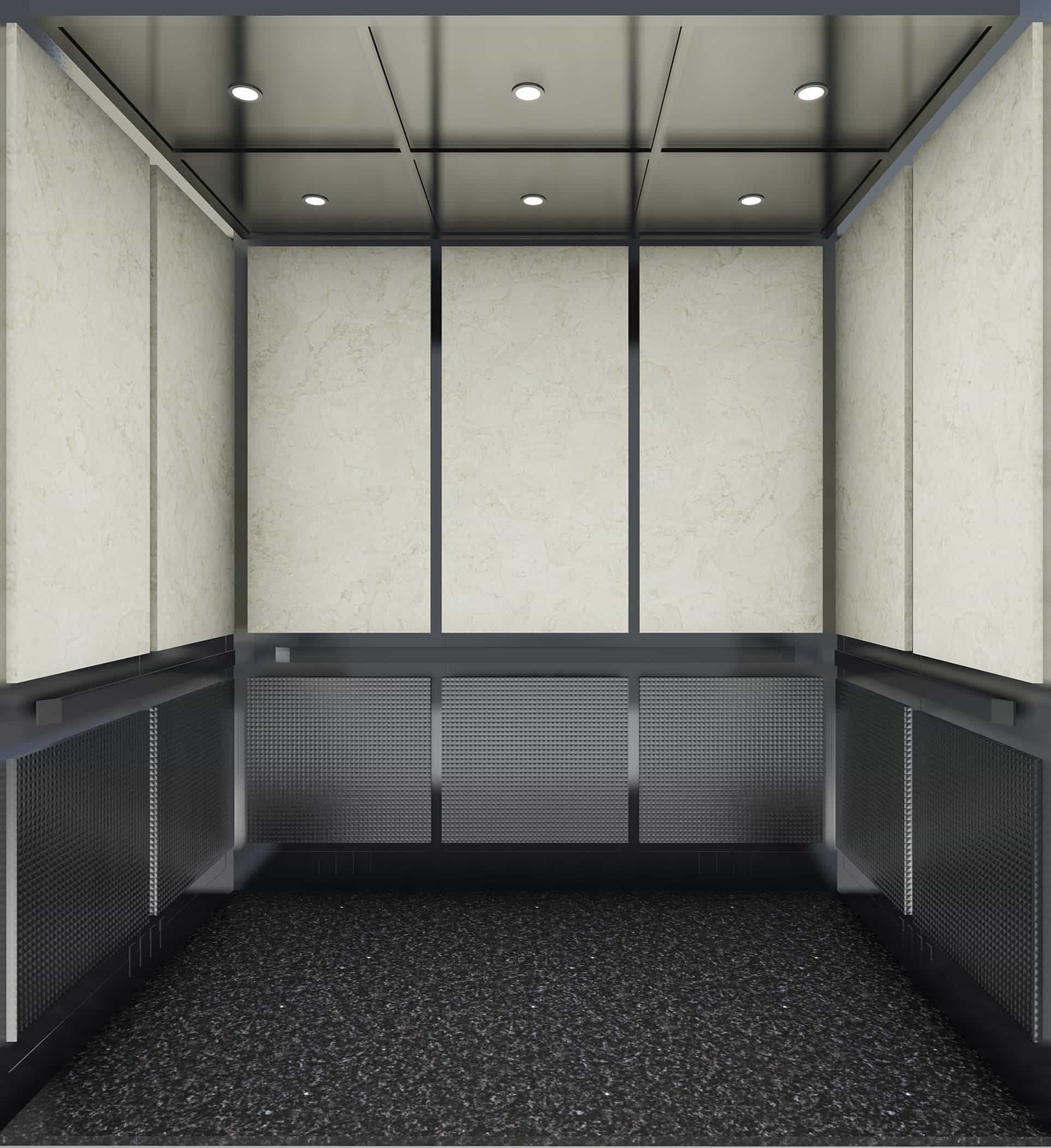 Elevator cab fabrication and manufacturing in Orlando workshop