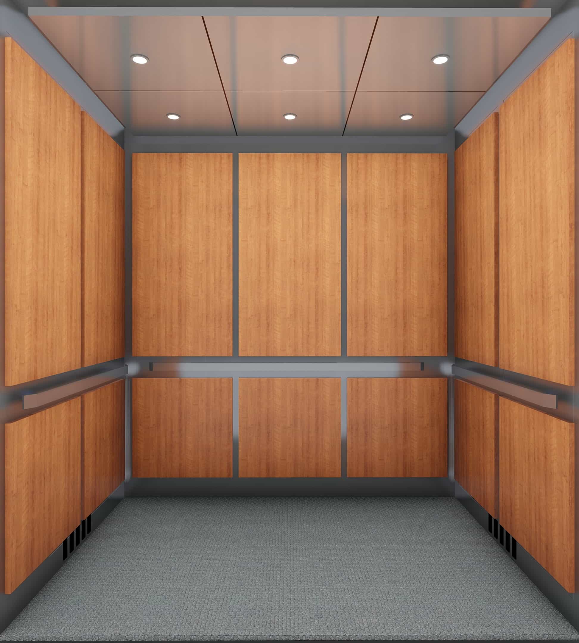 Professional elevator cab installation by certified technicians